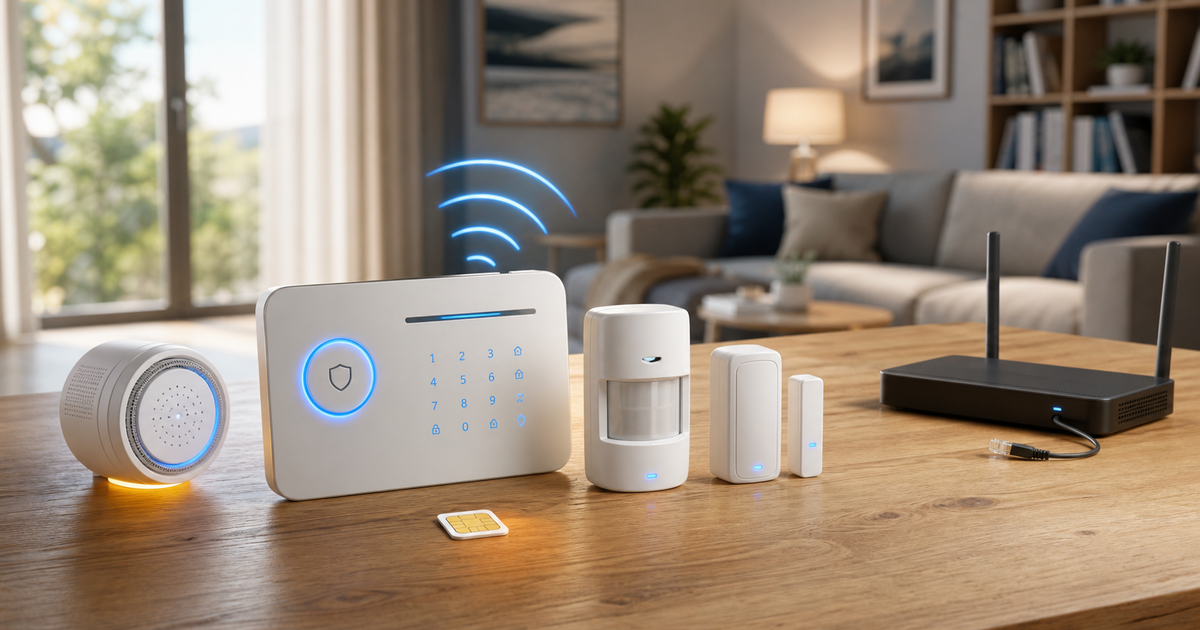 Alarme maison sans wifi ni internet : les solutions autonomes en 2026