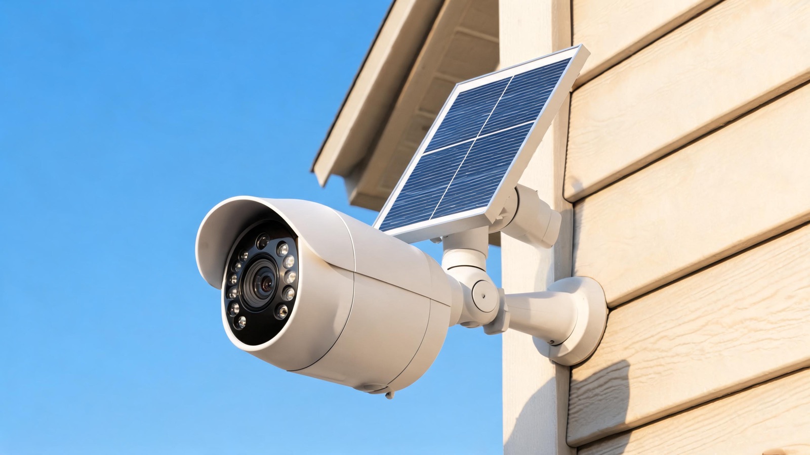 Panneau solaire pour caméra de surveillance : le guide 2026 (Reolink, Arlo, Ring)