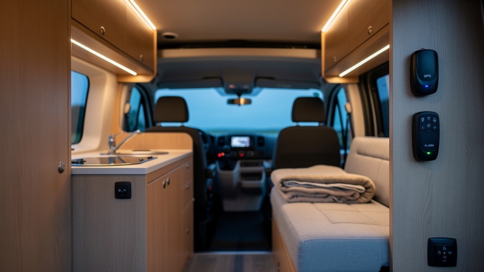 Sécuriser un camping-car ou un fourgon : alarme, traceur GPS & antivol (2026)